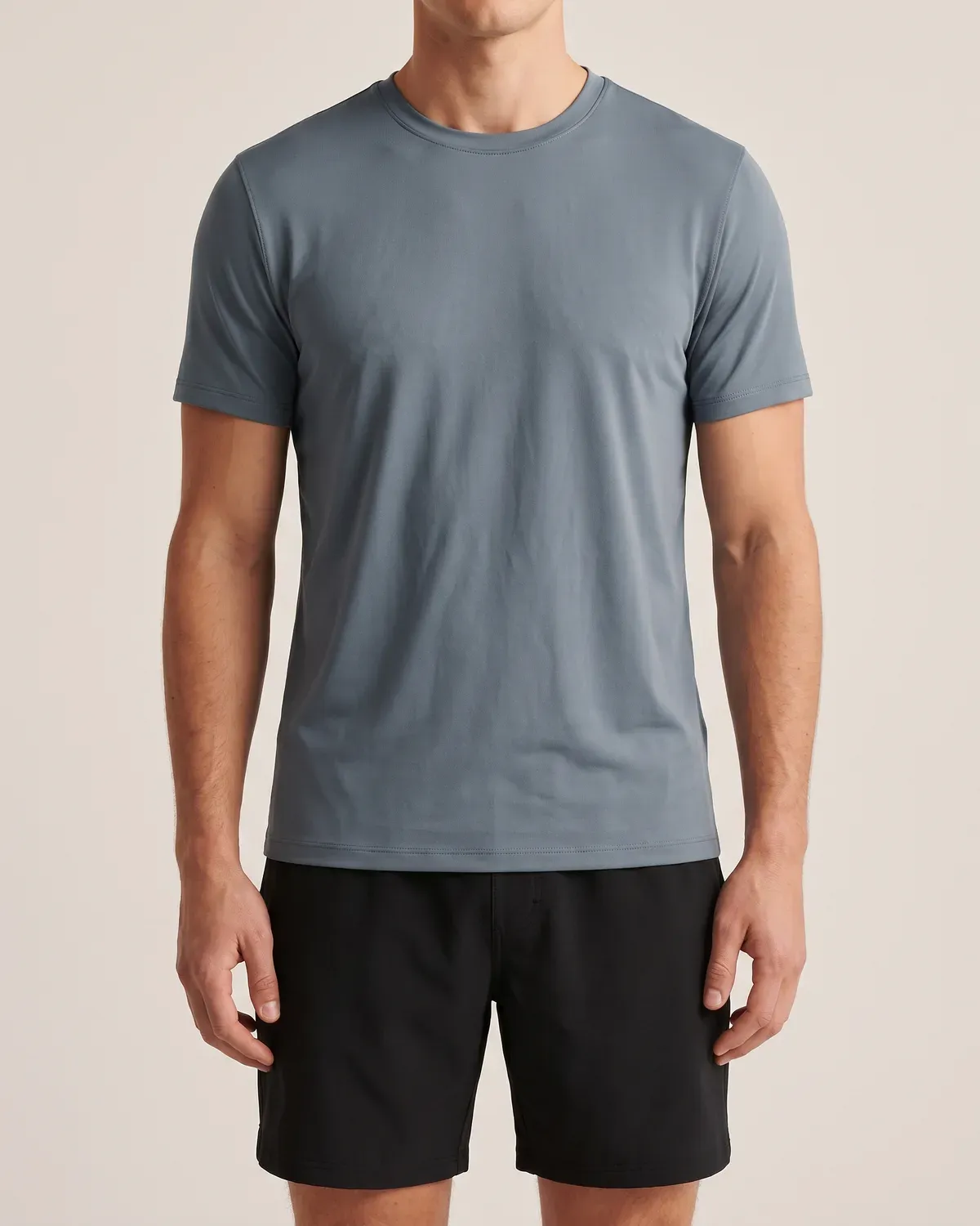 Base Training Tee in Slate, front