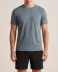 Base Training Tee in Slate, front