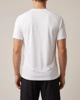 Base Training Tee in White, back
