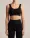 Contour Seamless Sports Bra in Black, front