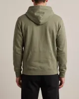 Heavyweight Hoodie in Olive, back