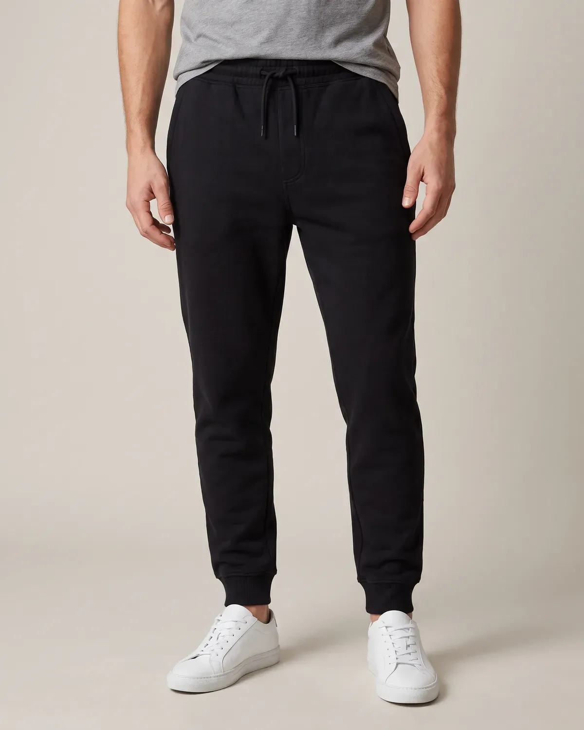 Rest Day Jogger in Black, front
